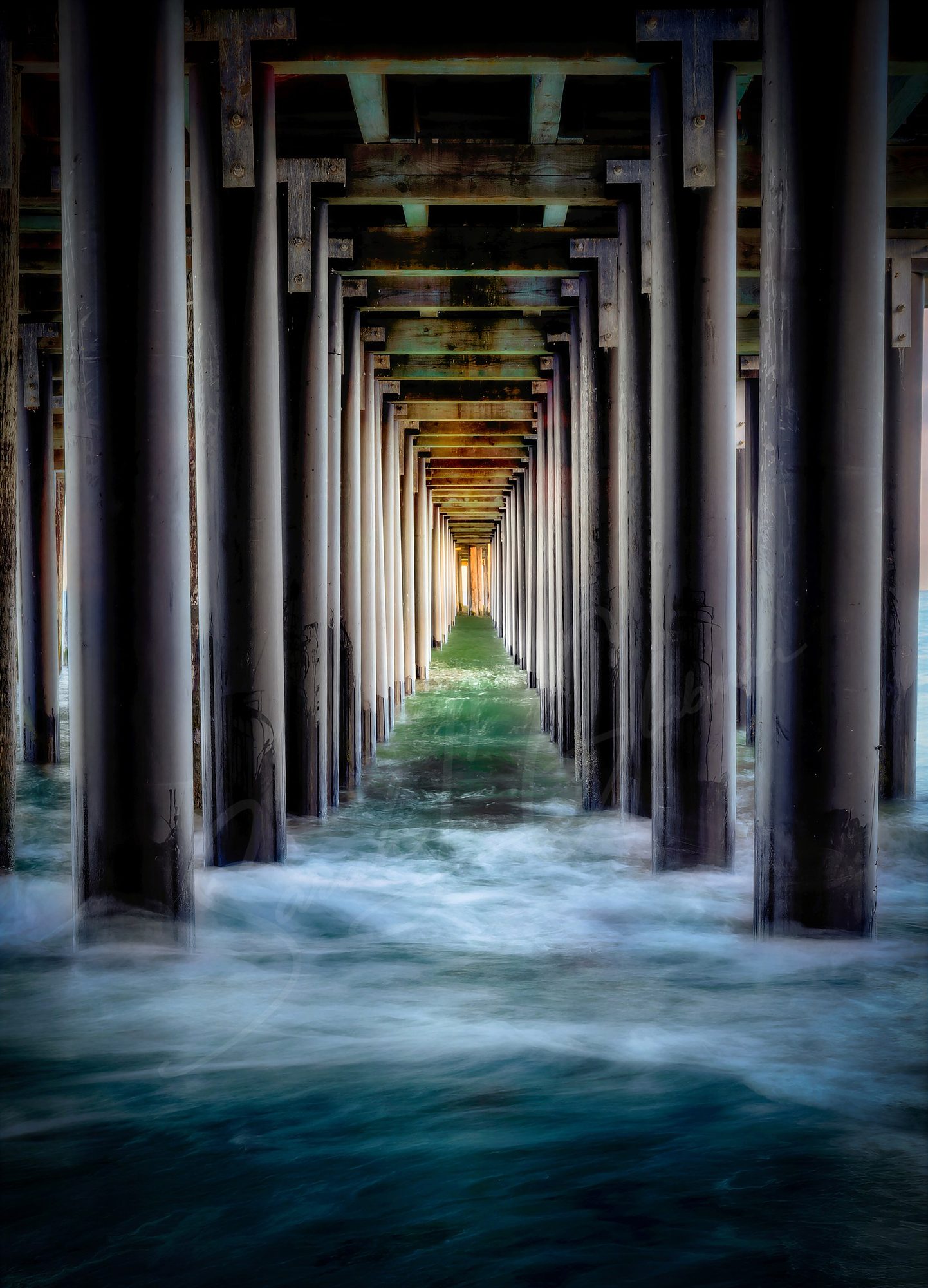 Beneath the Pier, fine art print