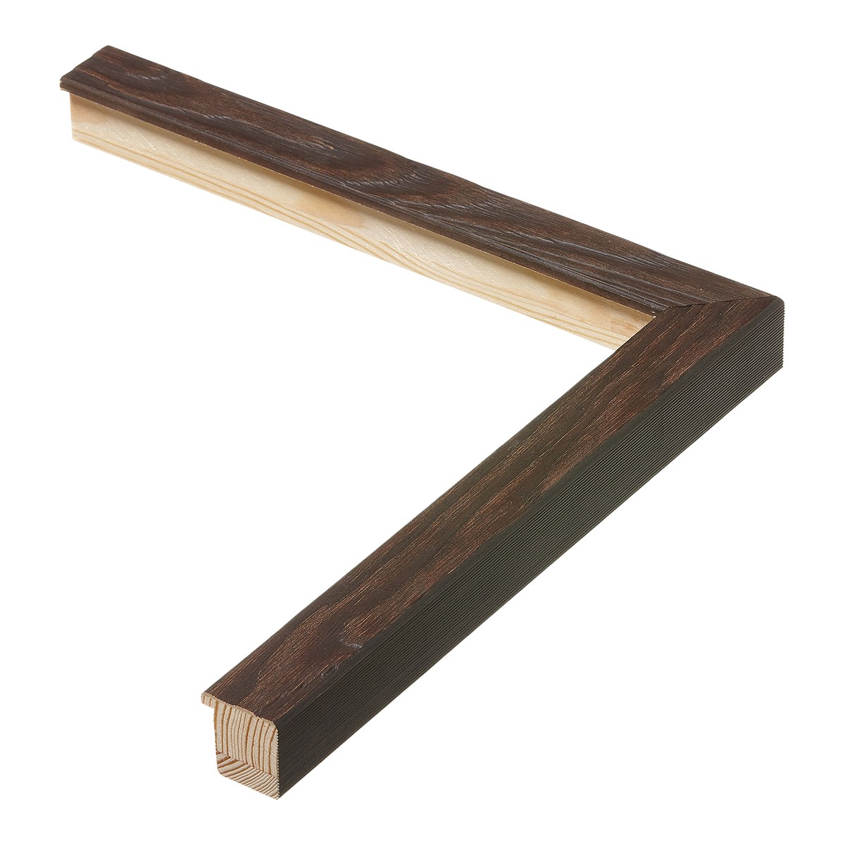 Roma Arber Roasted Chestnut frame corner sample, moulding 855086